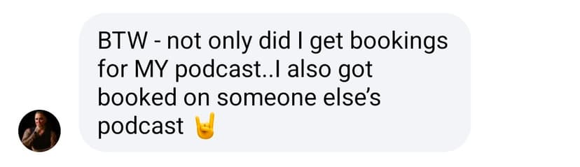 Client testimonial praising Pro Lead Sniper for generating qualified Instagram leads